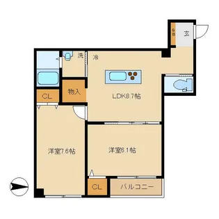 第75シンエイビル【3階】の間取り
