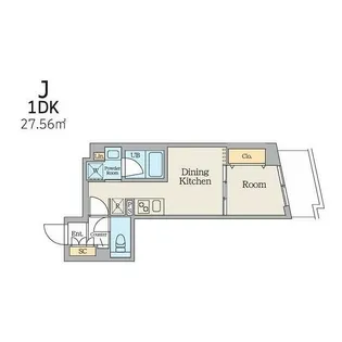 Garden Xavis不動前【2階】の間取り