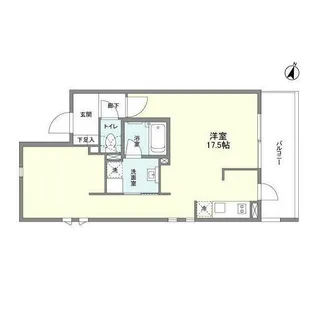 プライムアーバン目黒学芸大学【1階】の間取り