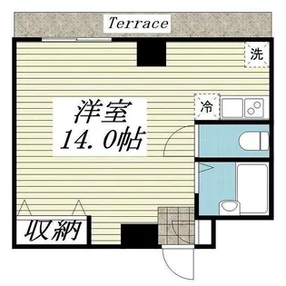メゾン・ド・ヴィレ 鷺沼【1階】の間取り