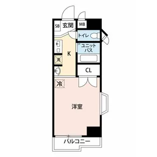 メリス玉川PARTI【4階】の間取り