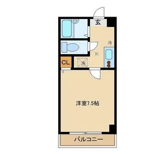 第28シンエイビル【5階】の間取り