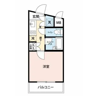 ルーブル中目黒【4階】の間取り