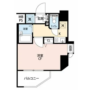 ロイヤルアメニティー池尻大橋【10階】の間取り