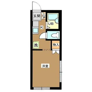 都立大テラス【1階】の間取り
