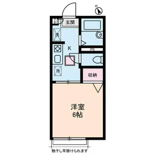 ADハイツ【1階】の間取り