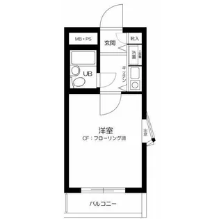 アサカシオン大岡山【3階】の間取り