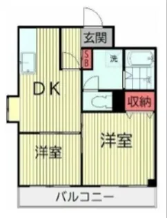 ヴェルドール芳花園【3階】の間取り