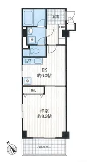 ヒルトップ武島II【2階】の間取り