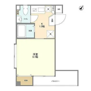 メゾンフラワー田園調布【2階】の間取り