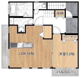 中筋ビル【2階】の間取り
