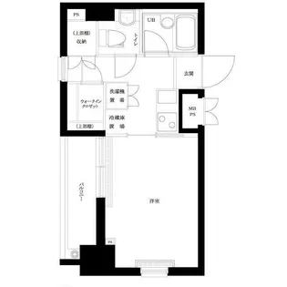 ルーブル蒲田弐番館【2階】の間取り