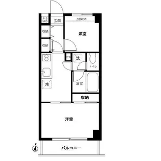 ライオンズプラザ池尻大橋【4階】の間取り