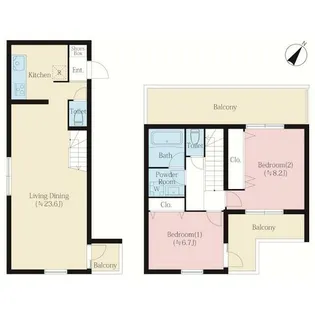MAISON YUTENJI【3階】の間取り
