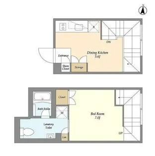 ガーデンレジデンス恵比寿【1階】の間取り