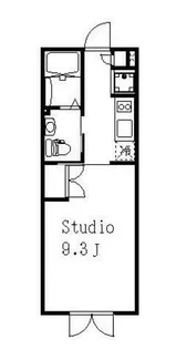 ラティエラ西蒲田【4階】の間取り
