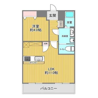 岡本グリーンハイツ【3階】の間取り