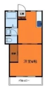 大岡山ハウジング【2階】の間取り