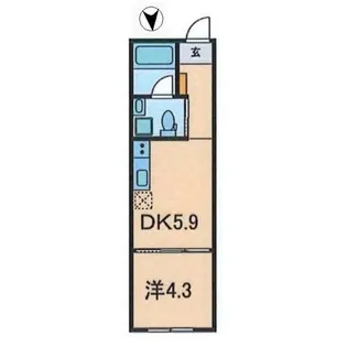 Mレジデンス【2階】の間取り