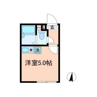 サンシャイン南馬込【1階】の間取り