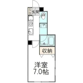 Solid上池台【1階】の間取り