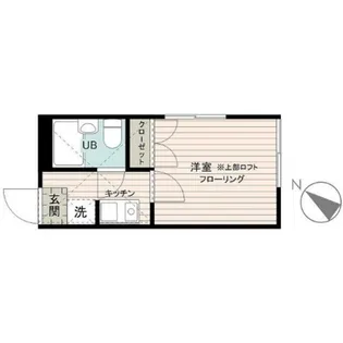 カルタス都立大【1階】の間取り