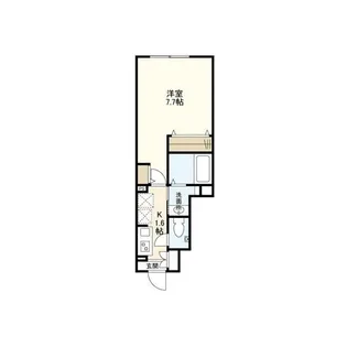 ウェルスクエア三軒茶屋【1階】の間取り