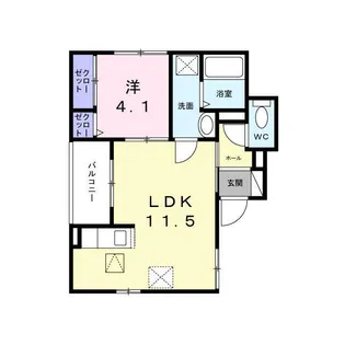 ル・ラパン・ドゥ・ラヴィーヌ【1階】の間取り