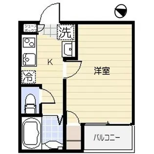 ジェンティーレ三軒茶屋【2階】の間取り