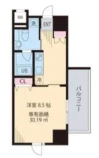マノワール駒沢【3階】の間取り