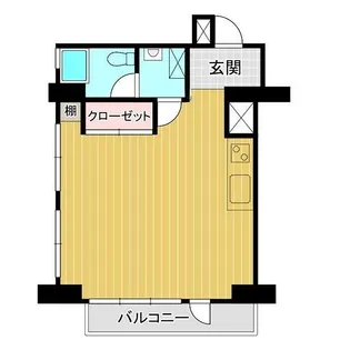 自由が丘セントラルマンション【3階】の間取り