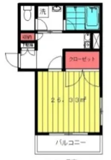 フォルトゥーナ目黒【2階】の間取り