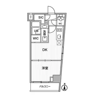 SYFORME西小山【4階】の間取り