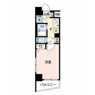 シンシア三軒茶屋太子堂【4階】の間取り