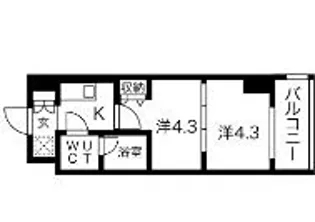 スパシエ蒲田グランドタワー【12階】の間取り