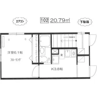 セントラルコート【1階】の間取り