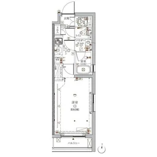 クレイシア目黒都立大学【3階】の間取り