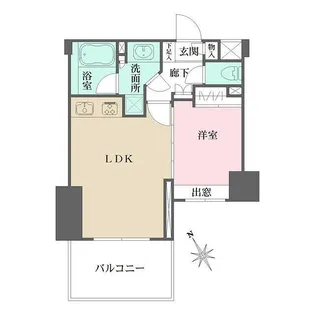 藤和シティホームズ芝浦【11階】の間取り