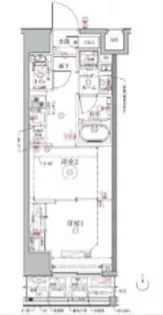 クレイシアIDZ祐天寺【5階】の間取り