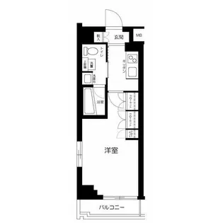 AXAS西馬込アジールコート【-1階】の間取り