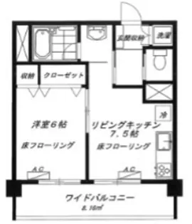 上池台マンション【7階】の間取り