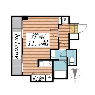 モカネスト久が原【5階】の間取り