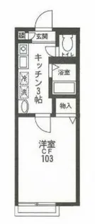 フォレスト祐天寺【1階】の間取り