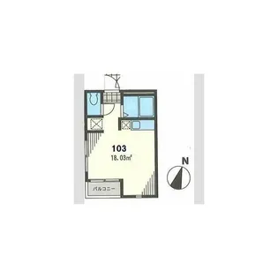 リバティ三宿【1階】の間取り