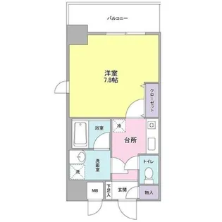 セレーノ品川【4階】の間取り