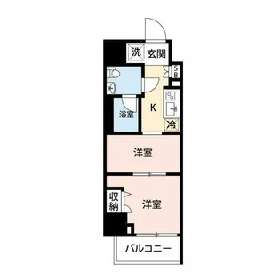 スパシエ蒲田グランドタワー【14階】の間取り