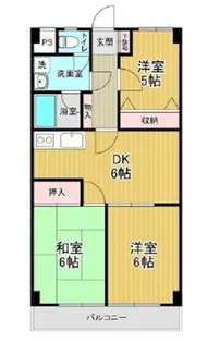 サンハイム【3階】の間取り