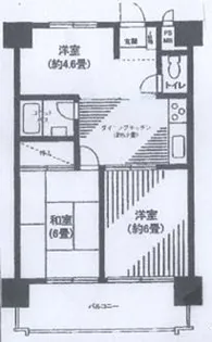セザール五反田【4階】の間取り