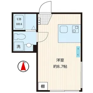 trias731【3階】の間取り