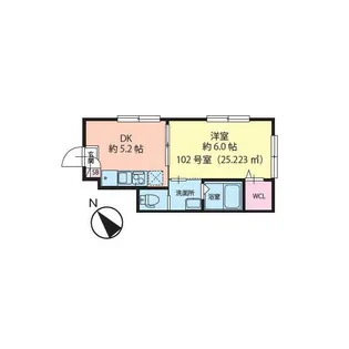 VILLA田園調布【1階】の間取り